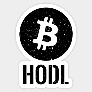 Bitcoin HODL Sticker